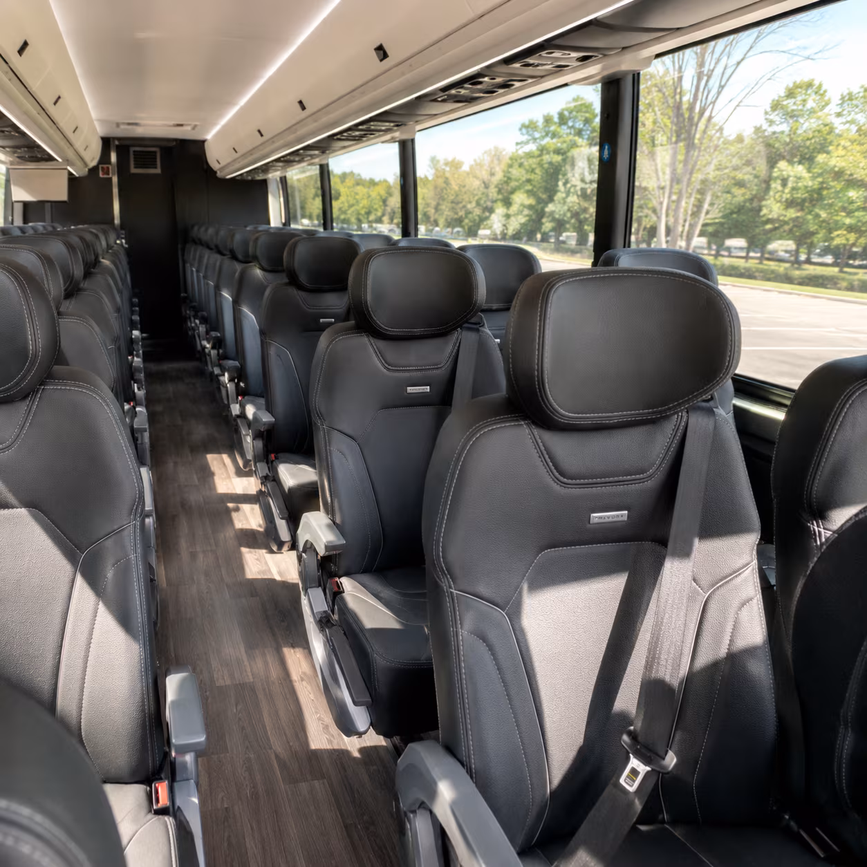 new rochelle charter bus interior