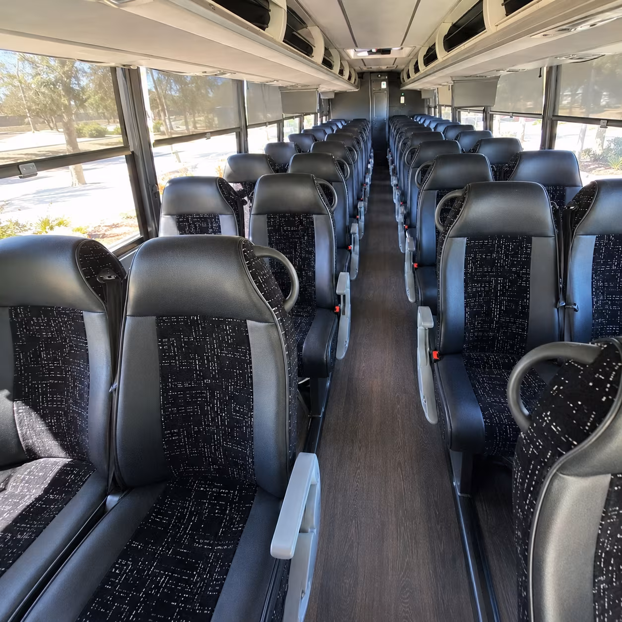 new rochelle charter bus services interior