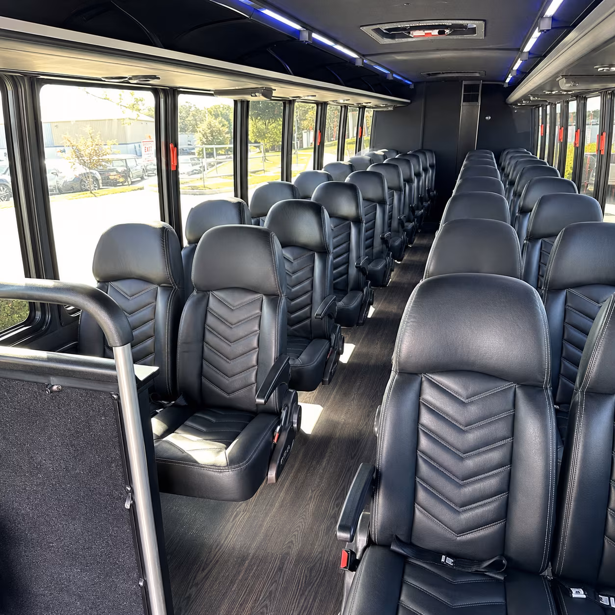 new rochelle corporate event transportation onboard seating