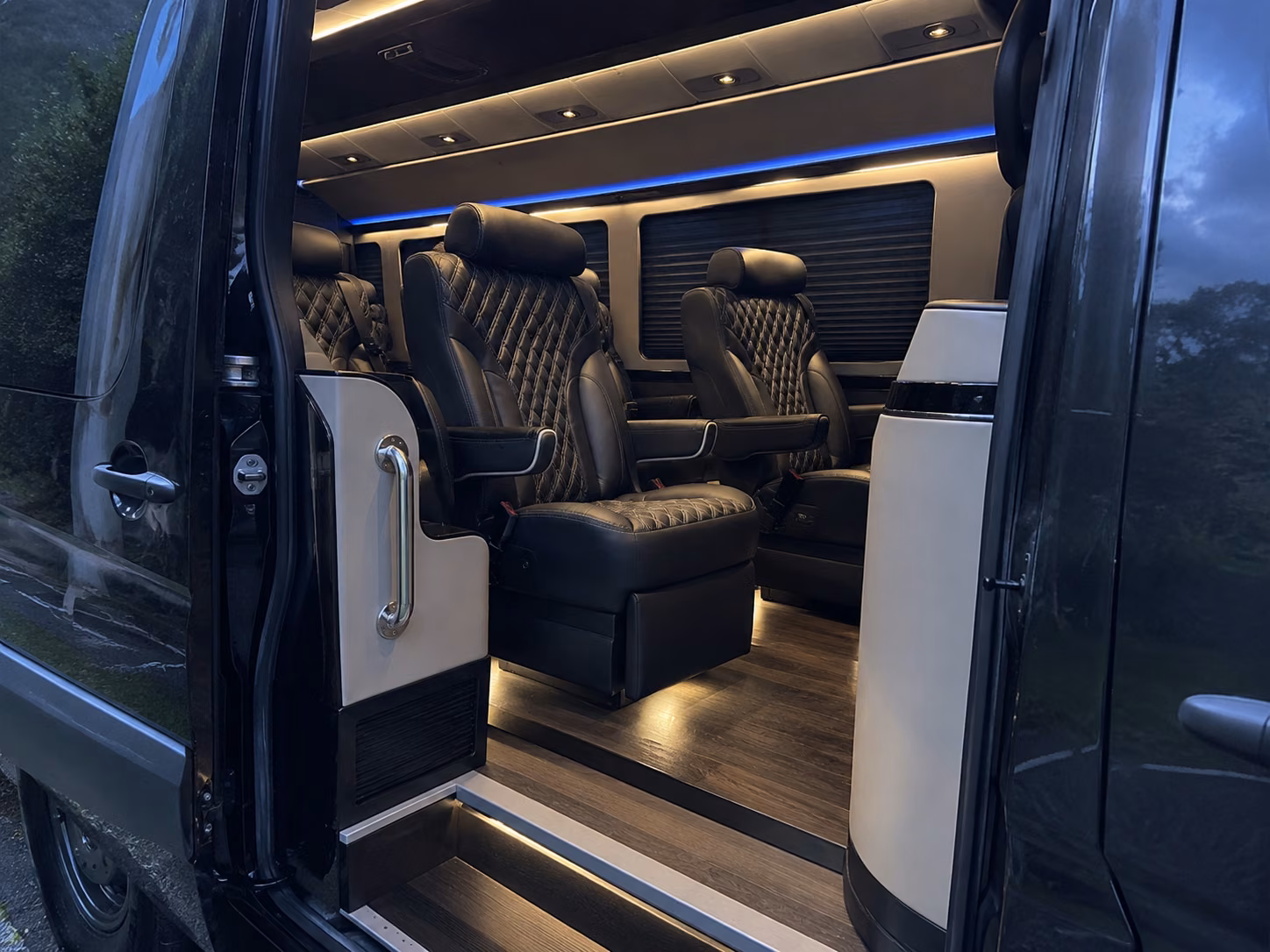 new rochelle prom transportation onboard seating