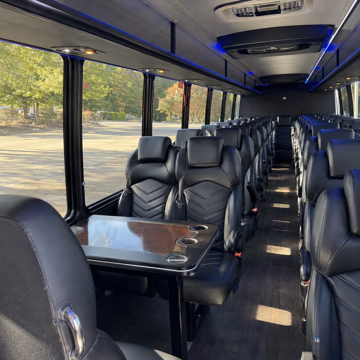 new rochelle school event transportation onboard seating